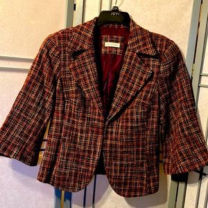 Coldwater Creek tweed blazer jacket